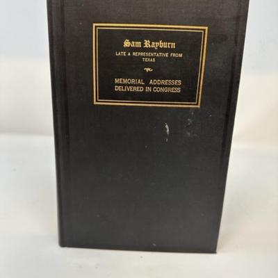 Sam Rayburn Memorial Address to Congress - Signed