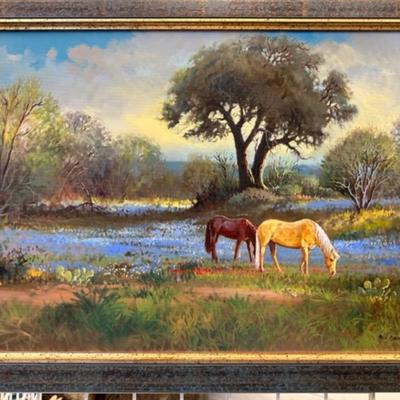 Horse Painting by Bill Shaddix