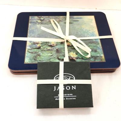 Lot #223  JASON brand Place Mats/Coasters - Claude Monet