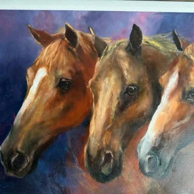 Libres Celestiales Painting by Gladys Morante