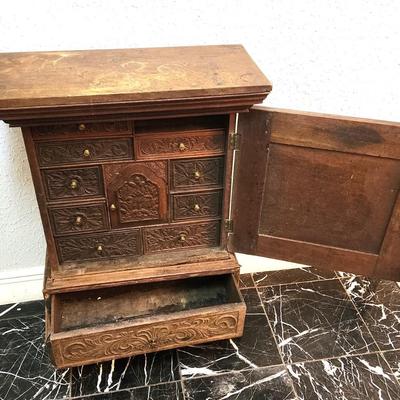 Lot #228 Antique Chinese/Japanese Home Altar - highly carved