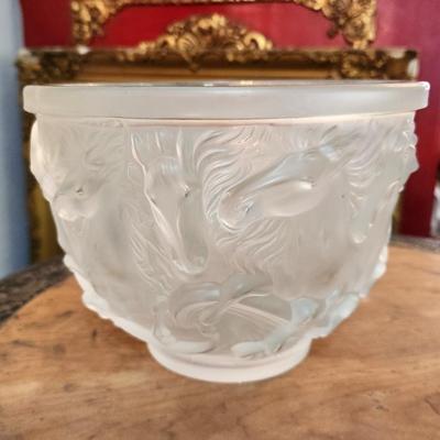 Lot #233 "Horses of Neptune" Center Bowl - Artist piece - Beautiful