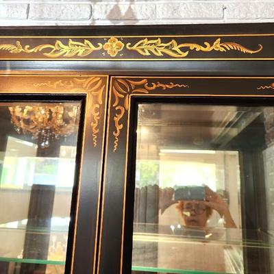 Lot #234 Jasper Original Lighted Glass Display Cabinet