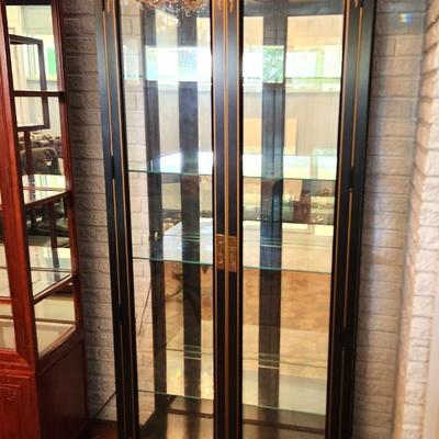 Lot #234 Jasper Original Lighted Glass Display Cabinet