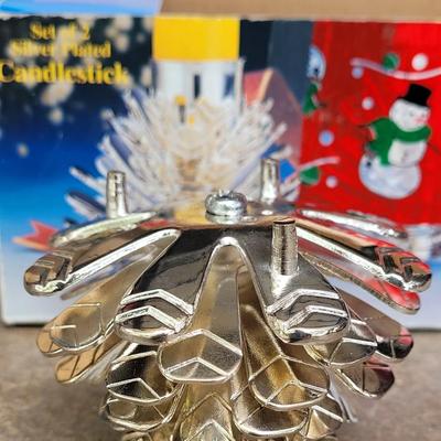 New Pinecone Candleholders