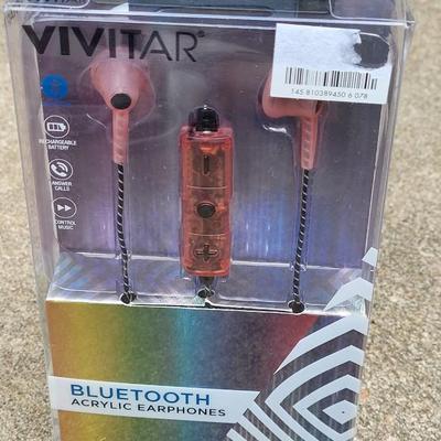 New Bluetooth Acrylic Earphones