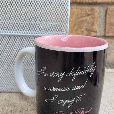 New Marilyn Monroe Coffee Cup and Metal Treasure Box