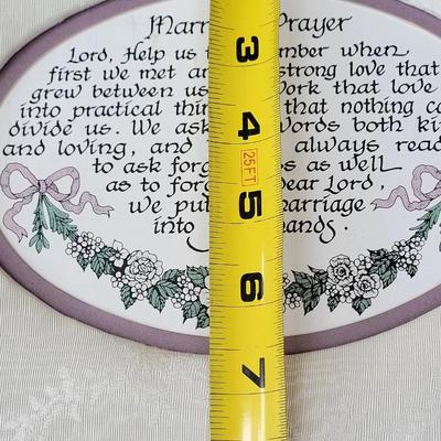 Marriage Prayer and Framed Bible Verse Art