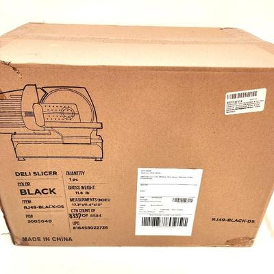 Lot #238  Chefman Deli Slicer New in Box