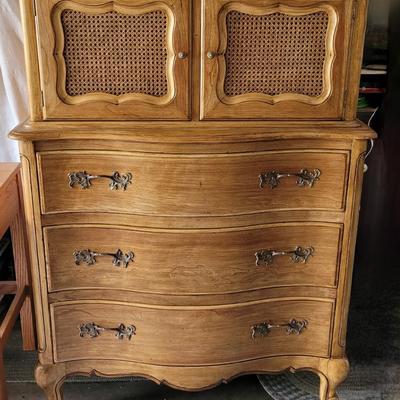 Refinished Vintage Johnson Furniture Dresser