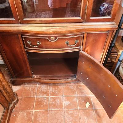Lot #242  Vintage China Cabinet - 1960's