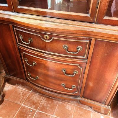 Lot #242  Vintage China Cabinet - 1960's