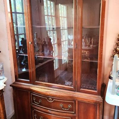 Lot #242  Vintage China Cabinet - 1960's