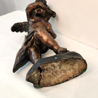 Lot #243  Vintage Pot Metal Cupid