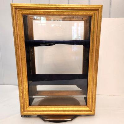 Lot #245  Small Swivel What Not Display Chest