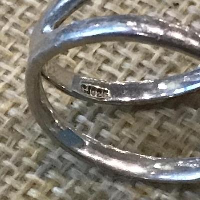 GJ Signed Navajo Sterling Silver Ring
