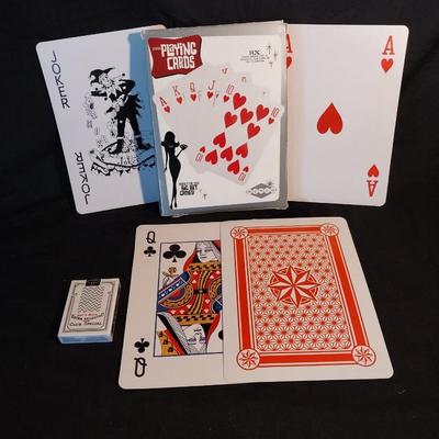 GIANT PLAYING CARDS AND OTHER DECKS