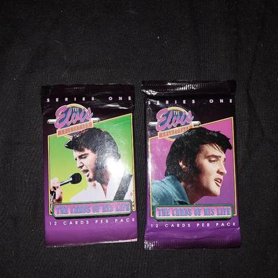 FOUR PACKS ELVIS TRADING CARDS