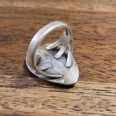 G: Sterling Silver Paua Shell Ring