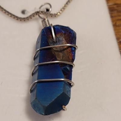 I: New Aura Quartz Necklace & Amethyst Necklace
