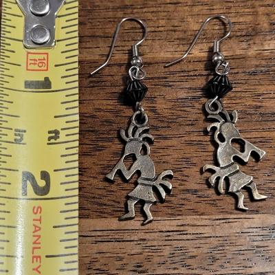 J: Kokopelli Earrings