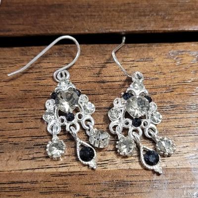 K: (3) Pairs of Earrings and a Necklace
