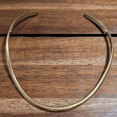N: Brass Choker Collar