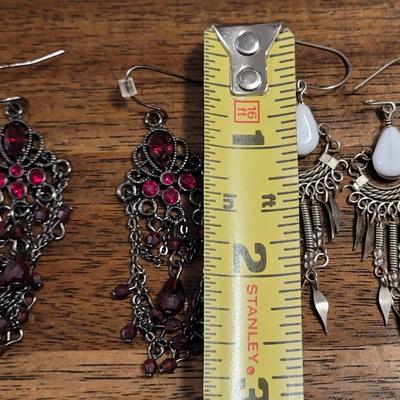R: (2) Pairs of Dangle Earrings