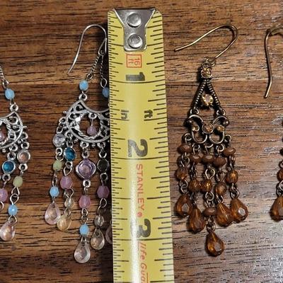 S: (2) Pairs of Dangle Earrings