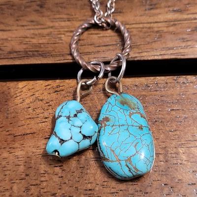 U: Turquoise Stones Necklace