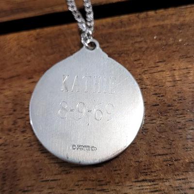 W: Sterling Jesus Pendant Necklace