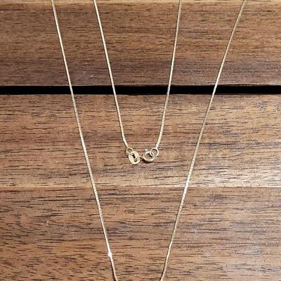 Ff: Danecraft Gold over Sterling Necklace