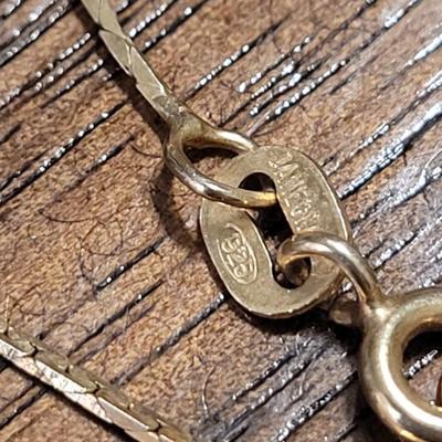 Ff: Danecraft Gold over Sterling Necklace