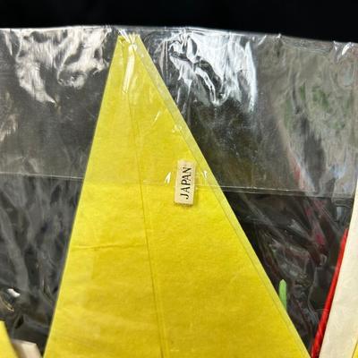 Vintage Made in Japan Paper Origami Crane Hanging Party Decor