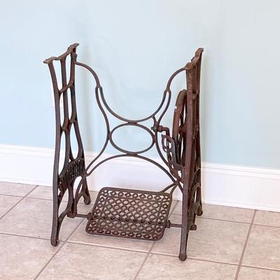 NEW HOME ~ Iron Treadle Sewing Machine Base ~ *Read Details