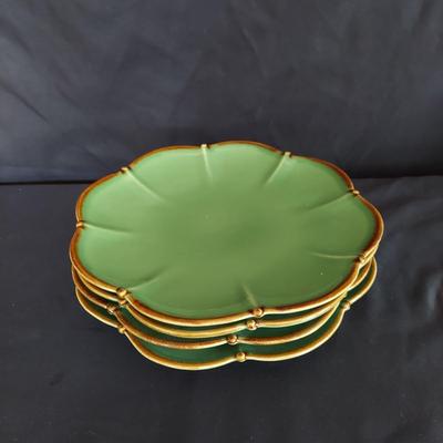 SLAH Verde and Cinnabar Dishes (K-BBL)