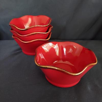 SLAH Verde and Cinnabar Dishes (K-BBL)