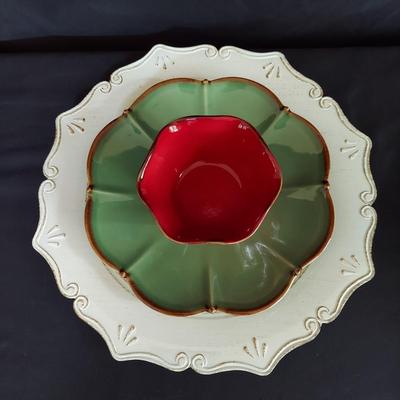 SLAH Verde and Cinnabar Dishes (K-BBL)