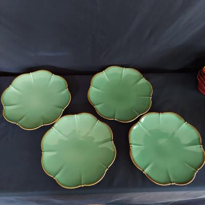 SLAH Verde and Cinnabar Dishes (K-BBL)