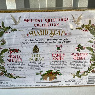 Holiday Christmas hand soap