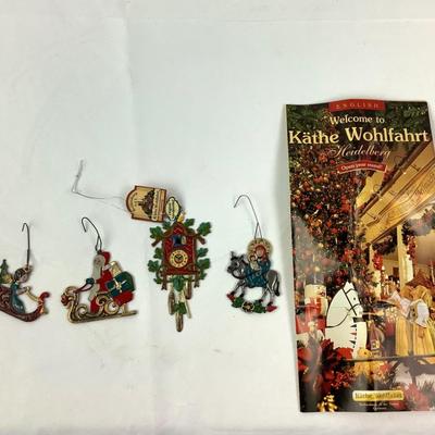 134 Kathe Wohlfahrt German Metal Ornaments
