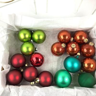 135 Vintage Lot of Glass Christmas Bulbs