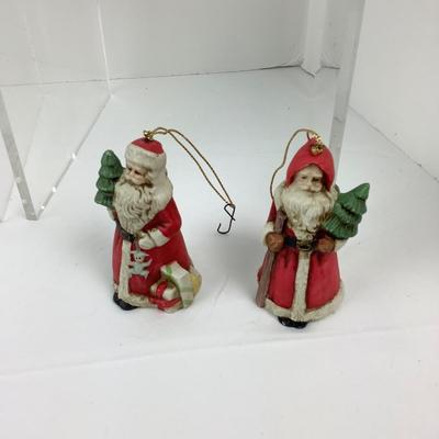 138 Victorian Style Santa Ornaments