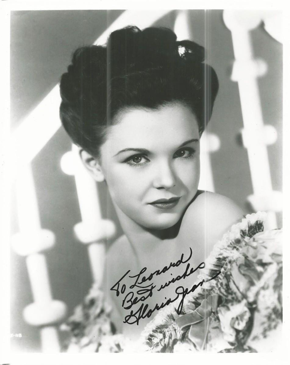 Gloria Jean Signed Photo | EstateSales.org