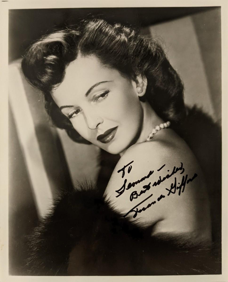 Frances Gifford signed photo