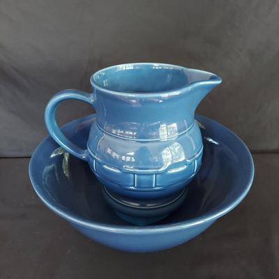 Longaberger Pitcher and Pfaltzgraff Bowl (K-BBL)