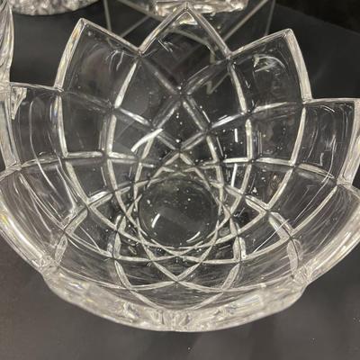 Lot of Clear Glass bowls