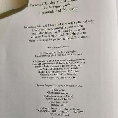 Classic French Cooking by Anne Willan - Autographed