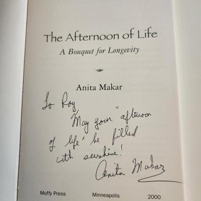 The Afternoon of Life by Anita Makar - Autographed