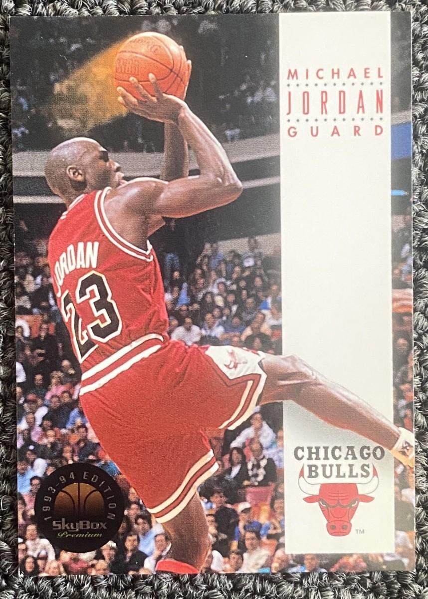 michael jordan bulls card